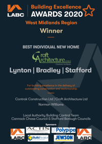 Croft Architecture wins LABC Building Excellence 'Best Individual New Home' Award  