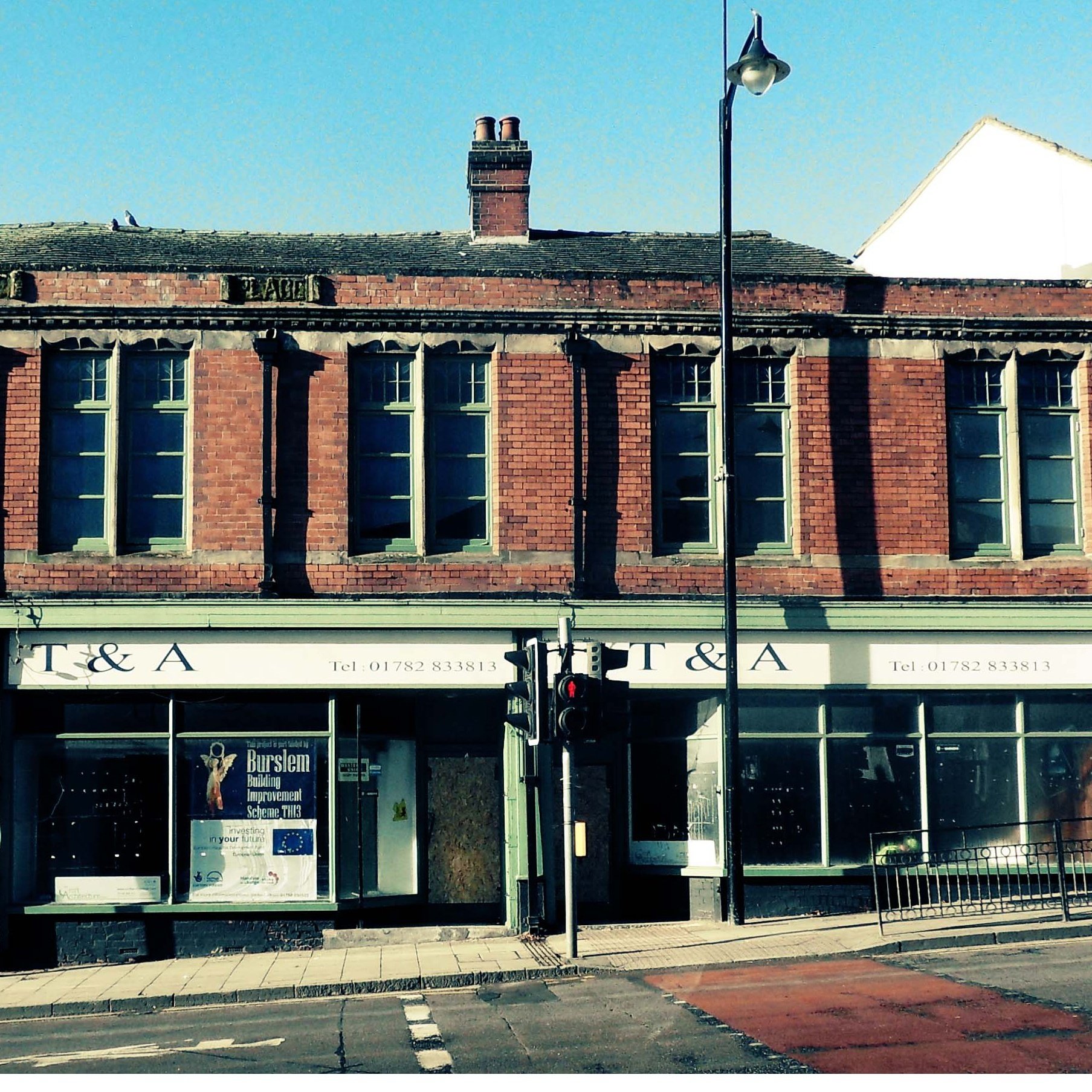 Sensitively restored retail space in Burslem