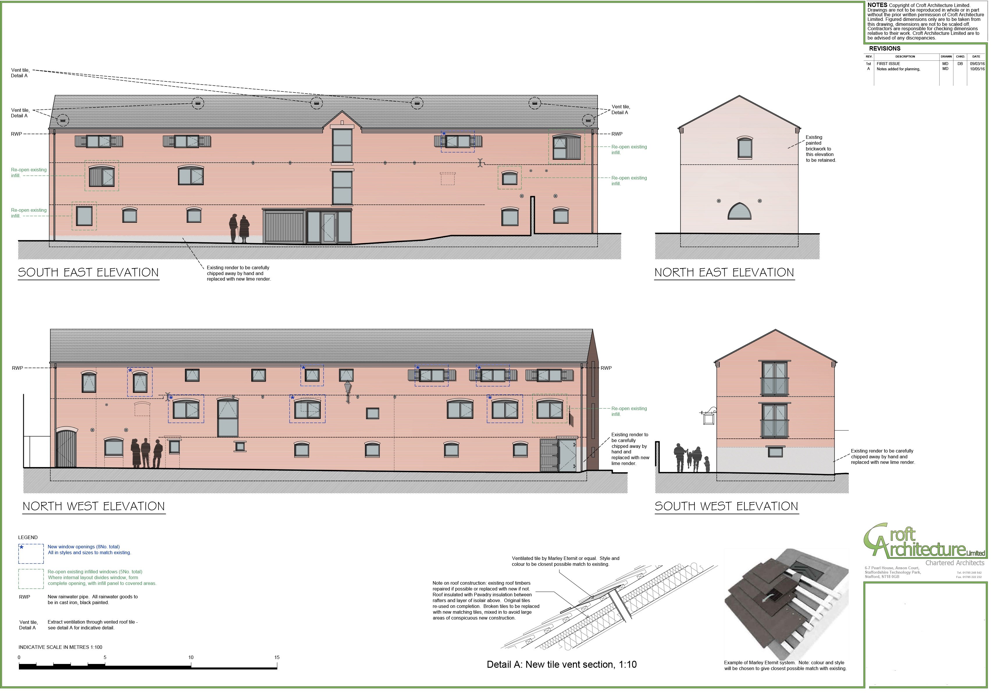 The Maltings Proposed Elevations Croft Architecture